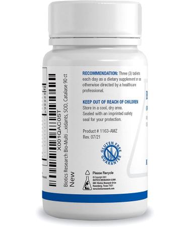 Biotics Research Bio-Multi Plus Iron & Copper Free Multivitamin | Chelated Minerals | Emulsified Fat Soluble Vitamins | 90 Count - Buy Online on GoSupps.com