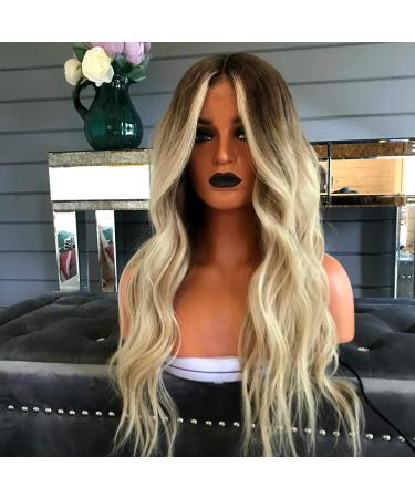 Buy Women's Long Blonde Curly Wig - Brazilian Synthetic Wavy Hair for Cosplay & Parties - Buy Online on GoSupps.com
