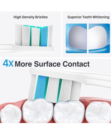 Replacement Toothbrush Heads for Philips Sonicare C2 C1 4100 C3 - 8 Pack Black Electric Brush Heads Compatible with Sonicare - Buy Online on GoSupps.com