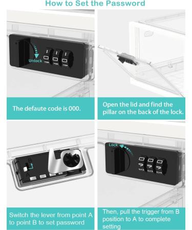 Large Medicine & Personal Items Lock Box | Refrigerator & Kitchen Food Safe | Phone Jail & Electronics | 2 Pack - Buy Online on GoSupps.com