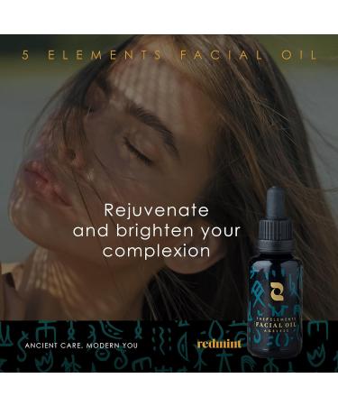 Redmint 5 Elements Ageless Facial Oil | Anti-Aging Moisturizer for Firm & Glowing Skin | TCM-Inspired Radiance | 30ml - Buy Online on GoSupps.com