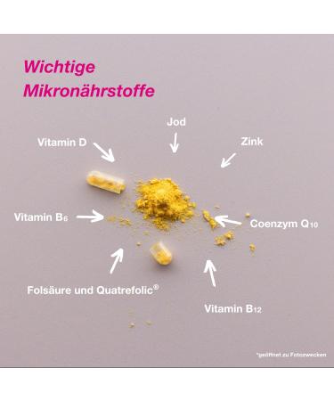 Orthomol Natal Pre for Women | Fertility Support with Vitamin B12 Folic Acid & Zinc - 90 Capsules - Buy Online on GoSupps.com