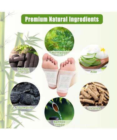 Shop Wormwood Foot Pads - Deep Cleansing & Rejuvenating Christmas Gifts | Natural Herbal Ingredients for Relaxation & Restful Sleep - 20 Pads Included - Buy Online on GoSupps.com