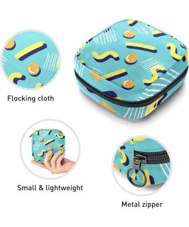 Buy Women's Bonds Storage Pockets - Colorful Geometric Stillpad Holder & Portable Period Kit - Stylish Feminine Product Bag for Women & Girls - Buy Online on GoSupps.com