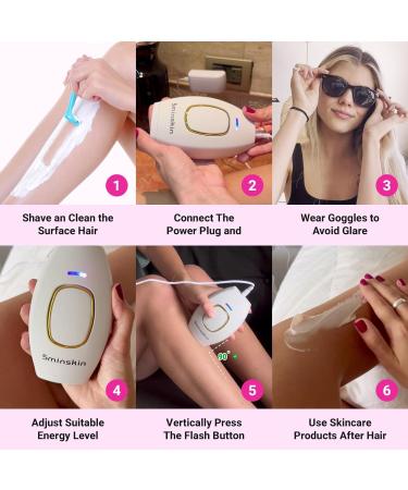 5 Min At-Home Skin Hair Laser Removal Handset - Ultimate Skincare for Radiant Skin - Natural & Cruelty-Free - Buy Online on GoSupps.com