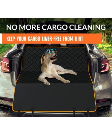 Durable Dog Car Seat Cover for Back Seat - Waterproof & Scratchproof Protector for Cars & SUVs | Nonslip Hammock with Extra Side Flaps - Orange - Buy Online on GoSupps.com