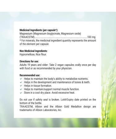 Nested Naturals Magnesium Glycinate Chelate - Magnesium Supplement for Sleep Support - Vegan Capsules - Buy Online on GoSupps.com