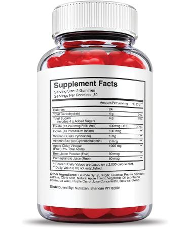Genesis Keto ACV Gummies - Advanced Weight Loss Formula with Apple Cider Vinegar (60 Gummies) - Buy Online on GoSupps.com