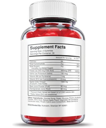 Ntx Keto Gummies 3-Pack - Official Vegan Formula for Weight Loss - Includes ACV, Vitamin B12, and Beet Root Juice - 180 Gummies - Buy Online on GoSupps.com