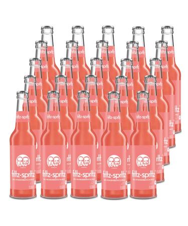 fritz-spritz organic rhubarb spritzer 25 bottles each 0.33l