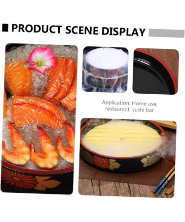 Alipis Sushi Plate Flatware Decor Molecular Cuisine Plate Ice Sashimi Storage Plate Yusheng Rice Cooker 27X27X5.5CM Assorted Color - Buy Online on GoSupps.com