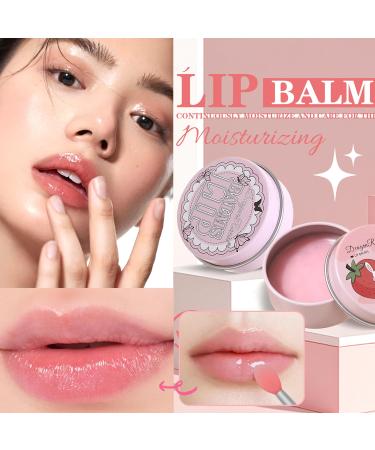 4 Pack Moisturizing Lip Masks Strawberry Vitamin E Lip Balm Lip Care Gifts for Women Girls Conditioning Lip Mask and Lip Butter Melting Balm for Dry Lips (Strawberry & Coconut & Peach & Cherry) - Buy Online on GoSupps.com