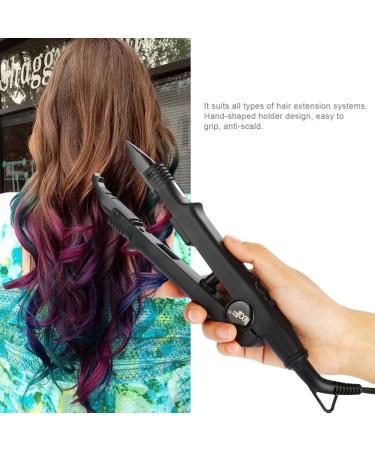 Buy Professional Hair Extensions Fusion Heat Iron Connector Wand - Melting Tool with Clips (Pink) for International Shipping - Buy Online on GoSupps.com