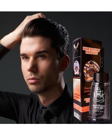 2 Hair Wax Gel with Comb | 2 in 1 Hair Wax Gel with Comb Lightweight Hair Cream Salon Styling Gel Tool Fast Build Hair Styling 2 Pcs One Comb Cool 300ml - Buy Online on GoSupps.com