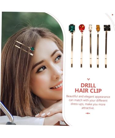 Beaupretty 5-Pack Retro Bobby Pins - Vintage Hair Needles & Jeweled Hairpins for Women - Unique Alloy Diamond Hair Accessories - Buy Online on GoSupps.com
