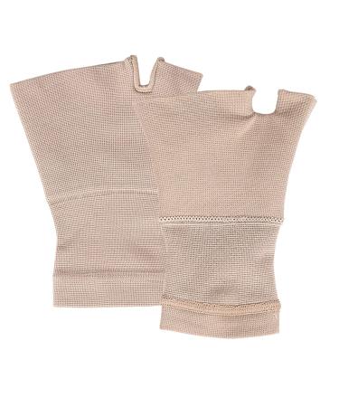 Gatuida 3 Pairs Pressure Thumb Compression Hand Support Tendonitis Support Stabilizer Support Protector Hand Gloves Spandex 20% Adjustable