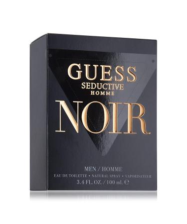 Guess Seductive Homme Noir 3.4 oz EDT Spray RETAIL Eau de Toilette 3.4 Fl Oz (Pack of 1) - Buy Online on GoSupps.com