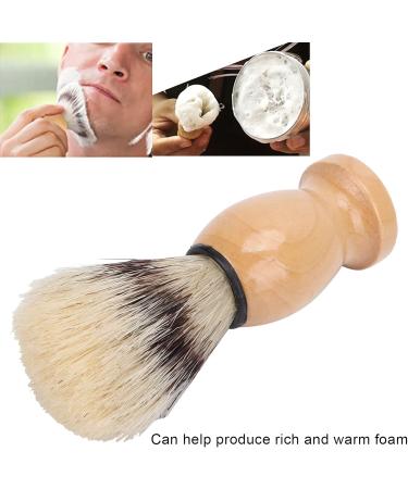 Premium Composite Wood Shaving Brush | Ideal for Salon & Travel Use | Perfect Beard Grooming Tool - Buy Online on GoSupps.com