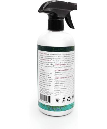 DERMAGLOVE SURFACE SPRAY - Organic & Scientific Protection for Unsafe Surfaces | Instant Purification for Airplane Seats Public Toilets & Gyms - 16 oz - Buy Online on GoSupps.com