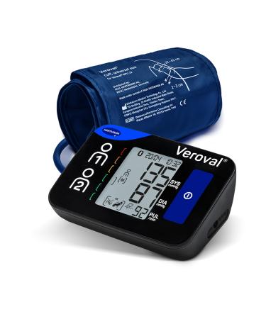 Veroval compact + upper arm blood pressure measuring device BPU 26 simple handling recognizes atrial fibrillation (AFIB) data transmission to app Bluetooth