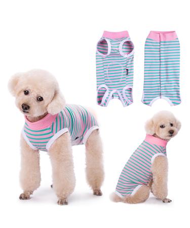 Lyneun soft dog body after op dog body after castration male bitches breathable dogs one-part recovery suit for hair loss allergies anti-licks wound protection cone alternative (pink s) s pink - Buy Online on GoSupps.com