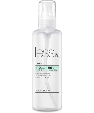 Buy Holika Holika Less on Skin Toner 180ml - Hydrating & Soothing | International Shipping Available - Buy Online on GoSupps.com