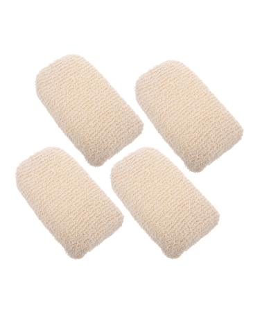 minkissy 4pcs Children's Bath Sponge Scrubber Baby Loofah Sponge Cleansing Sponge Pads Shower Loofah Kids Bathing Sponge Children Bath Brush Child Bath Sponge Bath Towel