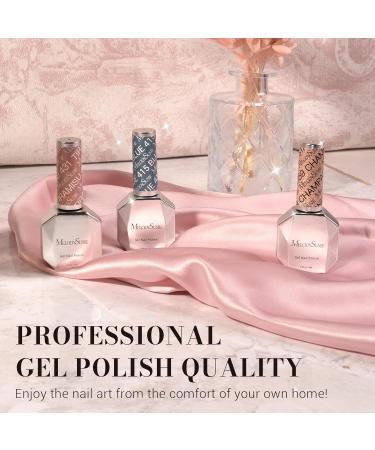 MelodySusie White Gel Nail Polish - 15ML Milky Pink Soak Off UV LED for Salon & DIY Nail Art - Perfect Gift for Women - Buy Online on GoSupps.com