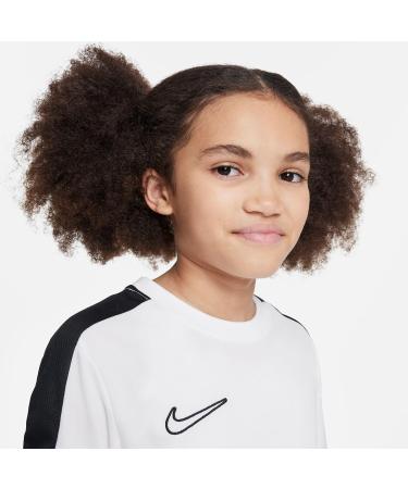 Nike Unisex Kids' Y NK Df Acd23 Short-Sleeve Soccer Top 170 - White/Black | Shop Internationally - Buy Online on GoSupps.com