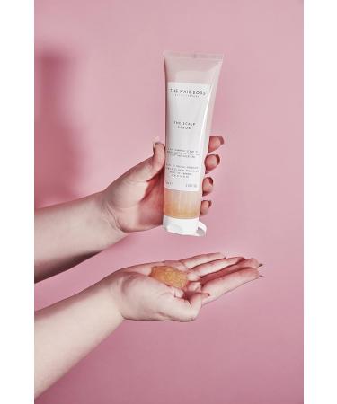 The Hair Boss Scalp Scrub with Tea Tree Oil & Rosebay Extract 150ml - White - Buy Online on GoSupps.com