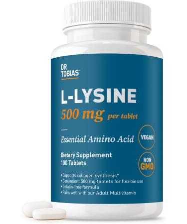 Dr. Tobias Candida Support (Gut Flora Balance Complex) + L Lysine 500 mg Tablets Intestinal Detox & Probiotic Enzyme Cleanse with Essential Amino Acid for Collagen & Skin Health - Buy Online on GoSupps.com
