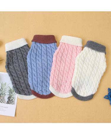 PetyOung Dog Sweater Vest | Warm Knitting Winter Coat for Small & Medium Dogs - S. Gray - Buy Online on GoSupps.com