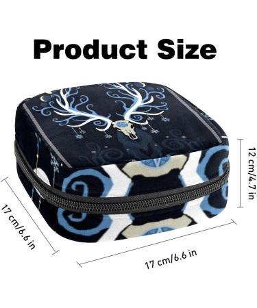Portable Women's Napkin Storage Bag | Trunk Sheep Design | Menstrual Cup & Bandages Organizer - Perfect for First Periods | Color 3 - Buy Online on GoSupps.com