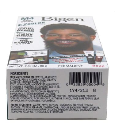 Bigen Color for Men Dark M4 Brown - Professional Quality Hair Dye - Buy Online on GoSupps.com