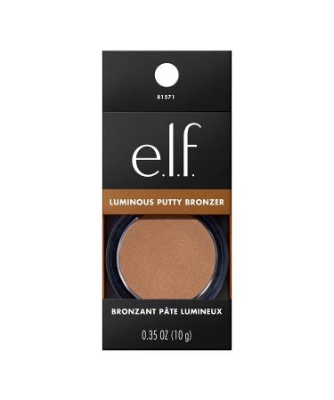 e.l.f. Luminous Putty Bronzer - Radiant Lightweight Putty-to-Powder Bronzer for Glowing Skin | Vegan & Cruelty-Free - Buy Online on GoSupps.com
