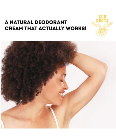 ECO ROOTS Natural Deodorant for Women & Men | Organic Deodorant Cream Non Aluminum | Baking Soda Free Healthy Deoderant for Body & Private Parts | All Vegan Pit Paste Zero Sweat Scent Free Unscented - Buy Online on GoSupps.com