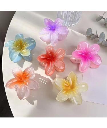 Hair clips Claw Clips 1 Pc Fashion Women Beach Vacation Hair Clips Hair Claw Girls Flower Sweet Hair Claw Hairpin Women Girls Accessories-O(Q) - Buy Online on GoSupps.com