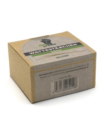  kolution Bamboo Cotton Swabs - 200 Eco-Friendly Ear Cleaners 100% Compostable & Plastic-Free - Buy Online on GoSupps.com