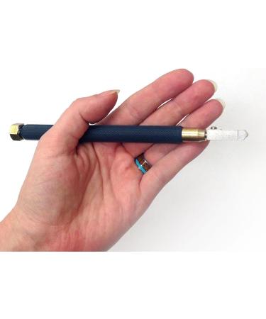 Toyo TC10B Brass Oil-Fed Pencil Glass Cutter - Precision Tool for Stained Glass and Art Projects - Buy Online on GoSupps.com