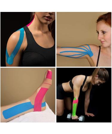 Kinesiology Tape for Injury Recovery | Breathable Athletic Sports Tape for Muscle & Joint Support - Buy Online on GoSupps.com