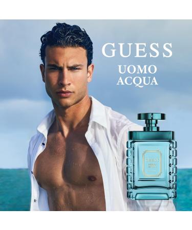 GUESS Uomo Acqua Eau de Toilette Cologne Spray For Men 1.0 Fl. Oz. 1 Fl Oz (Pack of 1) - Buy Online on GoSupps.com