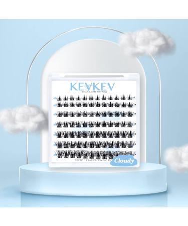 84 Pcs Cloudy D-12mm Lash Clusters - DIY Eyelash Extensions for Individual Lashes with Thin Band - Soft and Natural Look - Buy Online on GoSupps.com