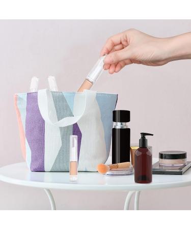Pwsap 0.2oz Vacuum Cosmetic Travel Container Set with 4 Foundation Pump Bottles - Liquid Foundation & Eye Cream Dispenser - Buy Online on GoSupps.com