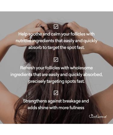 Alopecia Renewal Hair Loss Treatment | Just Nutritive Hair & Scalp Therapy | Nourishing 4 Fl Oz Formula for Soothing Scalp - Buy Online on GoSupps.com