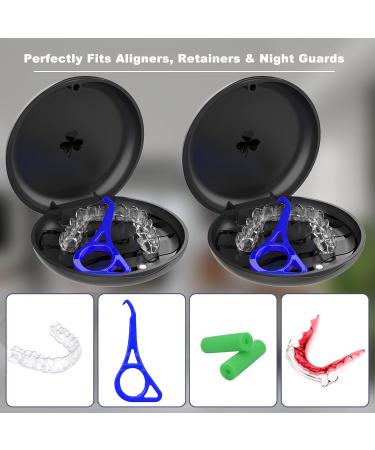 Orthodontic Aligner Cases Set with Removal Tools - Strong Magnetic Closure for Invisalign & Mouth Guard - Buy Online on GoSupps.com