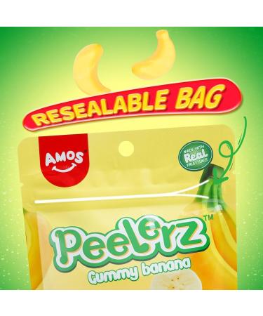 Amos Banana Peelerz Peelable Gummy Candy 170 Grams - Peelers Peeling Fruit Snacks Treats - Buy Online on GoSupps.com