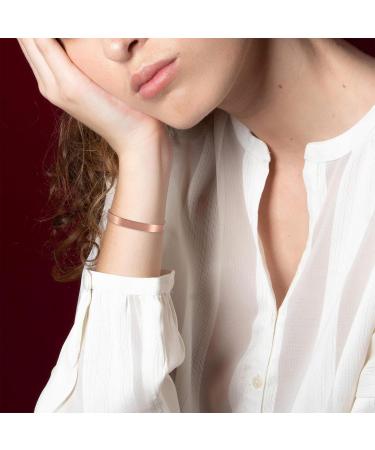 Shop 99% Pure Copper Magnetic Bracelet for Women | Arthritis Relief Adjustable Fashion Jewelry - Buy Online on GoSupps.com