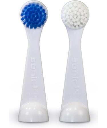 Cybersonic3 Deluxe Large Replacement Brush Heads 2 Pack - Compatible with All Cybersonic Electric Toothbrushes - Buy Online on GoSupps.com