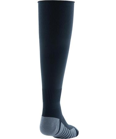 Under Armour Youth Soccer Over-The-Calf Socks - Black/Graphite/White - Small - Buy Online on GoSupps.com