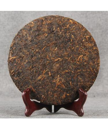 HQZM Yunnan Tribute Cake Puer Ripe U 357g Menghai Ripened Fragrance Puerh Black Tea Puer Tea - Buy Online on GoSupps.com